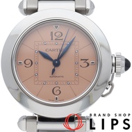 Pre-owned Cartier Pasha de Cartier 35mm Salmon Pink Watch (WSPA0041) - Includes box, warranty card, 