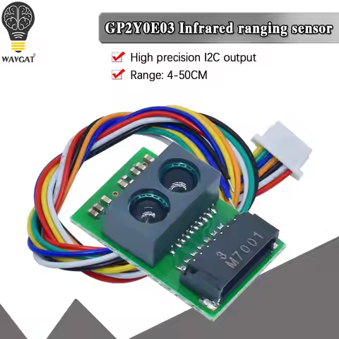 NEW GP2Y0E03 4-50CM Distance Sensor Module Infrared Ranging Sensor Module High Precision I2C Output 