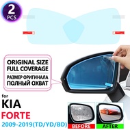 Full Cover Anti Fog Film Rearview Mirror for KIA Forte 2009~2019 Accessories 2011 2013 2014 2015 201