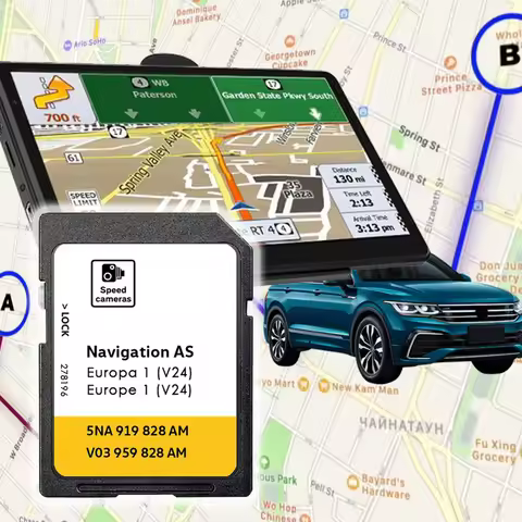 Newest V24 2026 for Volkswagen MIB2 Discover Media Maps Sat Navi SD Card Update Europe UK