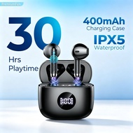 Wireless Earbuds Bluetooth 5.4 In Ear Noise Cancelling Mic Bass LED Power Display IP7 Waterproof Spo