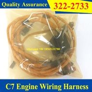 Excavator C7 Engine Harness 322-2733 3222733 For Caterpillar Excavator E324D E325D E329D Engine Wiri