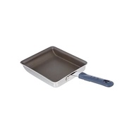 Endo TKG Egg Baking Frying Pan 15×18cm 2-layer structure of stainless steel and aluminum provides good thermal conductivity and non-stick surface