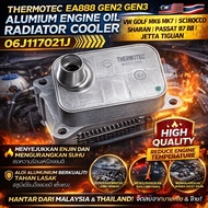 THERMOTEC EA888 GEN2 GEN3 ALUMIUM ENGINE OIL RADIATOR COOLER VW GOLF MK6 MK7 GTI SCIRICCO SHARAN PAS