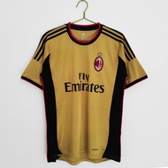 (S-2XL) 13/14 AC Milan Away Retro Fan Short-Sleeve Jersey