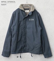 WAIPER N-1DECK JACKET marine 海軍保暖外套