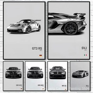 1PC Famous Brand Car SVJ GT3RS G80M3C GT3 RS Canvas Wall Painting Printing Poster Art Coffee B8KJ
