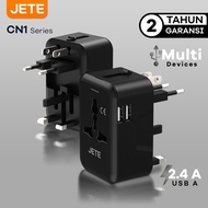JETE CN1 Charger Adapter Series Universal Travel Adapter Dual Output