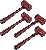 AUEAR, 4 Pack Wooden Judge Gavel Mini Judge Gavels Judge Auction Sale Wooden Gavel Judgment Gavel Pr