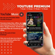 YouTube Premium 4 Bulan | 1 Tahun Langsung Proses