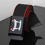 Teenage Black Belt Boy Korean Version Trendy Big Kid Smooth Buckle Belt Junior High School Students 
