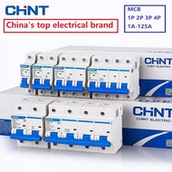 CHNT CHINT NXB-63 1P 2P 3P 4P AC 230/400V Miniature Circuit Breaker C 6A 10A 16A 20A 25A 32A 40A 63A