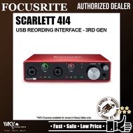 Focusrite Scarlett 4i4 3rd Gen USB Recording Interface (SCARLETT 4I4 3RD GEN)