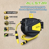 ISANO IHG01 10M Wall Mounted Automatic Reel Retractable Water Hose Reel Auto Rewind
