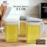 [ 1 PCS ] (2 Ltr Oil jug) - 2Ltr Cooking Oil Bottle Cooking Oil Container/ Multipurpose Plastic Teap