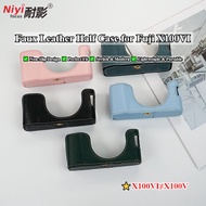 X100VI Protective Leather Half Case for Fuji X100VI Camera Casing for Fujifilm X100 Mark 6 Camera Co