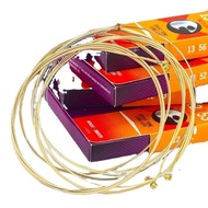 3 Sets Elixir 11052 Light Nanoweb Bronze Guitar Strings 1253