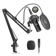 Maono AU-PM320S XLR Condenser Microphone Professional Cardioid Recording Mic for Streaming,Recording