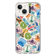 HI-SHIELD Stylish เคสใสกันกระแทก iPhone รุ่น Stamp1 [เคส iPhone15][เคส iPhone14][เคส iPhone13]