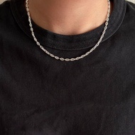 Marbella.bkk สร้อยคอเงินแท้ แบบโซ่ รุ่น Emily Necklace (4mm)