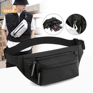 Stomach bag - unisex reflective buckle crossbody bag for men and women, stylish waterproof fabric - 