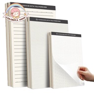 Scrap Paper Note Notebook Size A6/A5/B5 140 pages - 70 Tear-Off Sheets