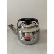 Zebra Stainless Steel Kettle Brand Size 2.5 Liters Comfortable Handle Not Hot.