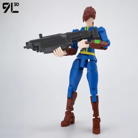 9L3D Titan13 FalloutNora Duo Action Figures LUCKY13 Vault Dwellers Set T13 Multi-Jointed Dummy13 Col
