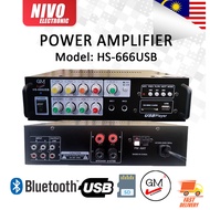 GM HS-666USB POWER AMPLIFIER (BLUETOOTH, USB, SD CARD, FM)