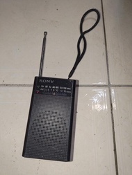 (C10) 二手 SONY ICF-P26 AM/FM收音機 /功能正常 /缺電池蓋