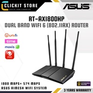 ASUS RT-AX1800HP V2 Dual Band WiFi 6 (802.11ax) Wireless Ai Mesh Extendable Router | RT-AX1800HP