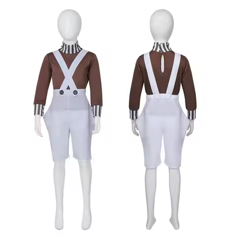 Charlie And The Chocolate Factory Wonka Cosplay Costume, Willy Wonka Orange Hat, Children's Costume 