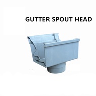 F300 PVC GUTTER MITRE FITTING (PVC RAINWATER GUTTER) GREY (PIPE SALUR AIR)