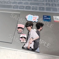 奇文贴纸物料左奇函杨博文tf四代水晶标贴转印贴水杯耳机平板手机Qiwen Sticker Material Zuo Qihan Yang Bowen tf 4JTAOC20250909