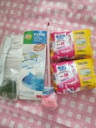 除塵紙  3M潔厠刷  日本制清潔刷            清屋大掃除迎新歲好幫手                               萬潔靈除塵紙2包(40張)               