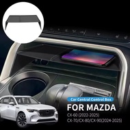 For Mazda CX60 2022-2025 CX70 CX80 CX90 2024-2025 Car Storage Central Control Storage Box Container 