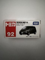 Tomica 92 Toyota Ractis 1/65 模型車