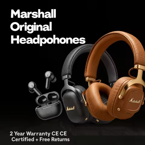 Marshall MOTIF II ANC TWS Earbuds Bluetooth 5.3 Noise Cancelling Hi-Fi Bass Wireless IPX5 Waterproof