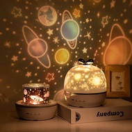 Projector Light Dream Rotation Starry Sky Projection Night Light Kids Room Bedroom Creative Romantic