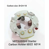 BH-503-SC MITSUBISHI T850 6D22 6D14 Starter Carbon Brush Holder/ Starter Holder  Carbon Size :8×24×1