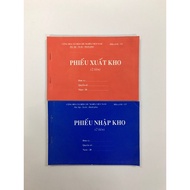 [Express] Warehouse receipt / warehouse release note 2 copies of 100 A5 size pages - HUY THUAN PHAT 