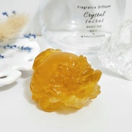 黃螢石龍龜/招財/增健康之水晶