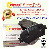 Toyota Camry ACV30 (03Y) and Toyota Wish (03Y) Front Futez Disc Brake Pad