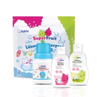 FIFFY SUPERFRUIT & LAUNDRY DETERGENT TRAVEL TOILETRIES SET PERJALANAN (98-595)