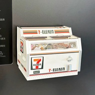 711 Convenience Store Fridge Magnet 3D Luminous Home Atmosphere Ice Cream Parlor Model Decorative Or