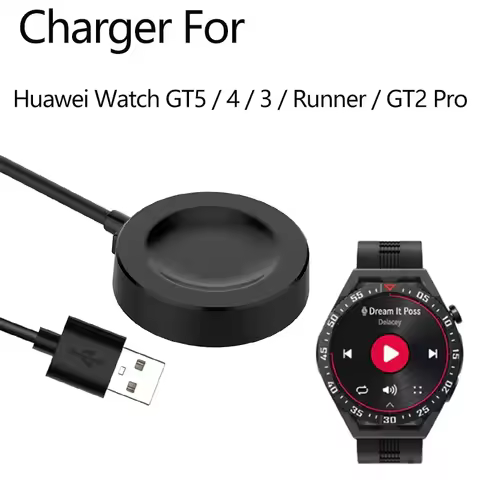 USB Cable Charger Power Adapter For Huawei Watch GT 4/ 3/ Ultimate/Buds/Runner/Cyber/GT2 Pro/GT3 SE 