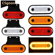 C5GOON 1PC LED Side Marker Light 12V 24V Truck Clearance Lamp Tail Light Trailer Tractor Lorry Warni