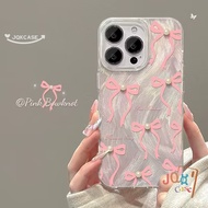 Clear Fantasy Luxury Silver Feather Holographic Laser Luxury Casing For OPPO A3X A17 A18 A15 A16 A12