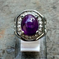 Best! Amethyst Crystal Amethyst Luxury Precious Stone Ring.