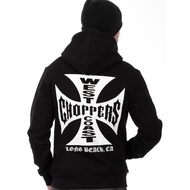 West coast choppers black hoodie sweater jacket
